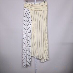 31 Phillip Lim Asymmetrical Striped Midi Skirt Size 6